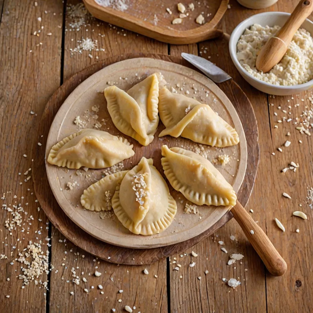 Pierogi z mąki ryżowej - bezglutenowy przepis