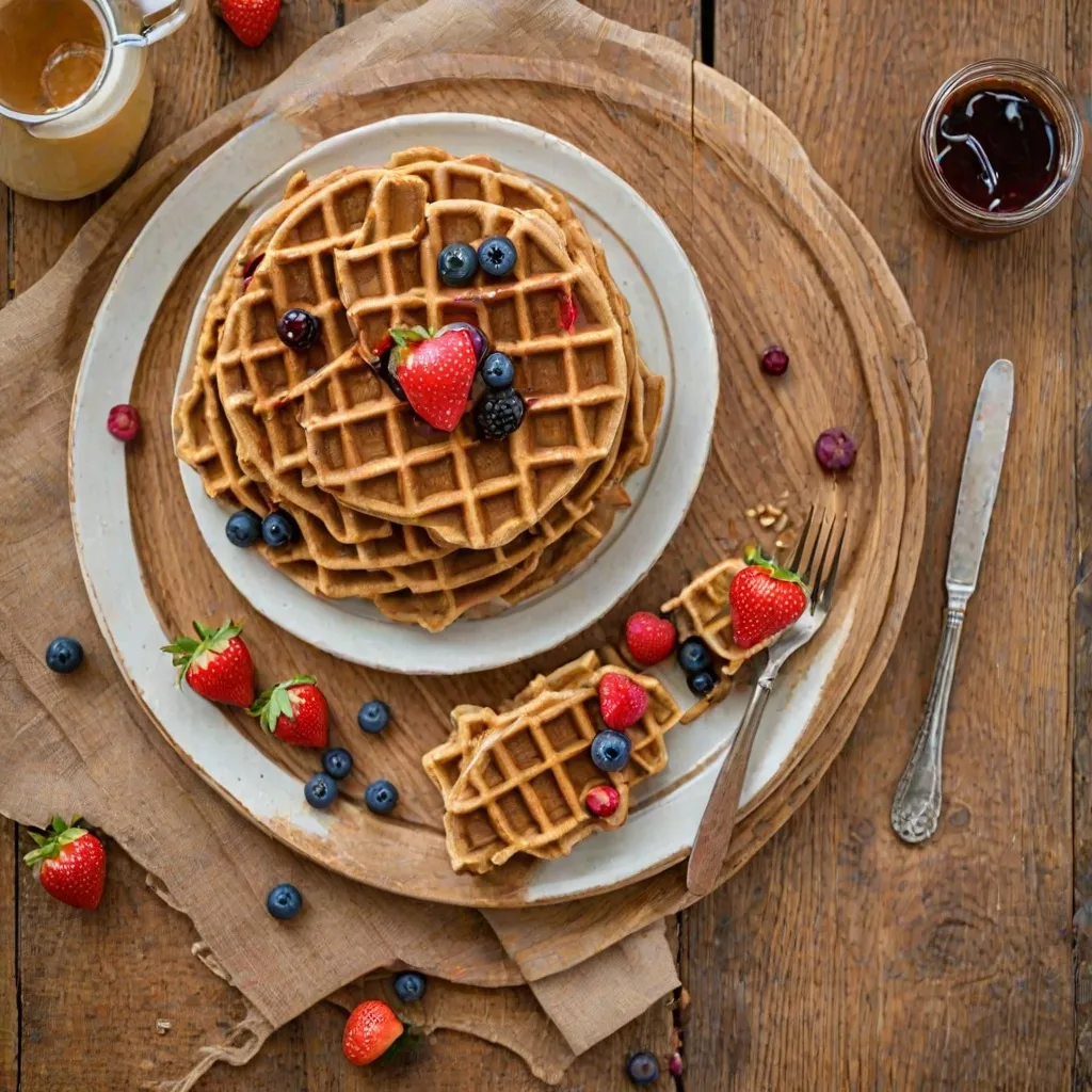 Przepis na gofry owsiane