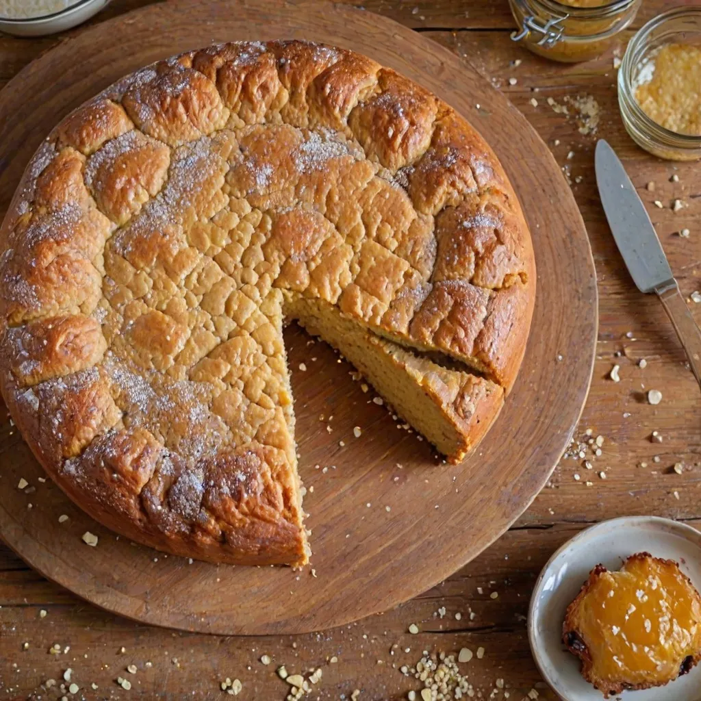 Ciasto drożdżowe bez jajek i mleka - przepis